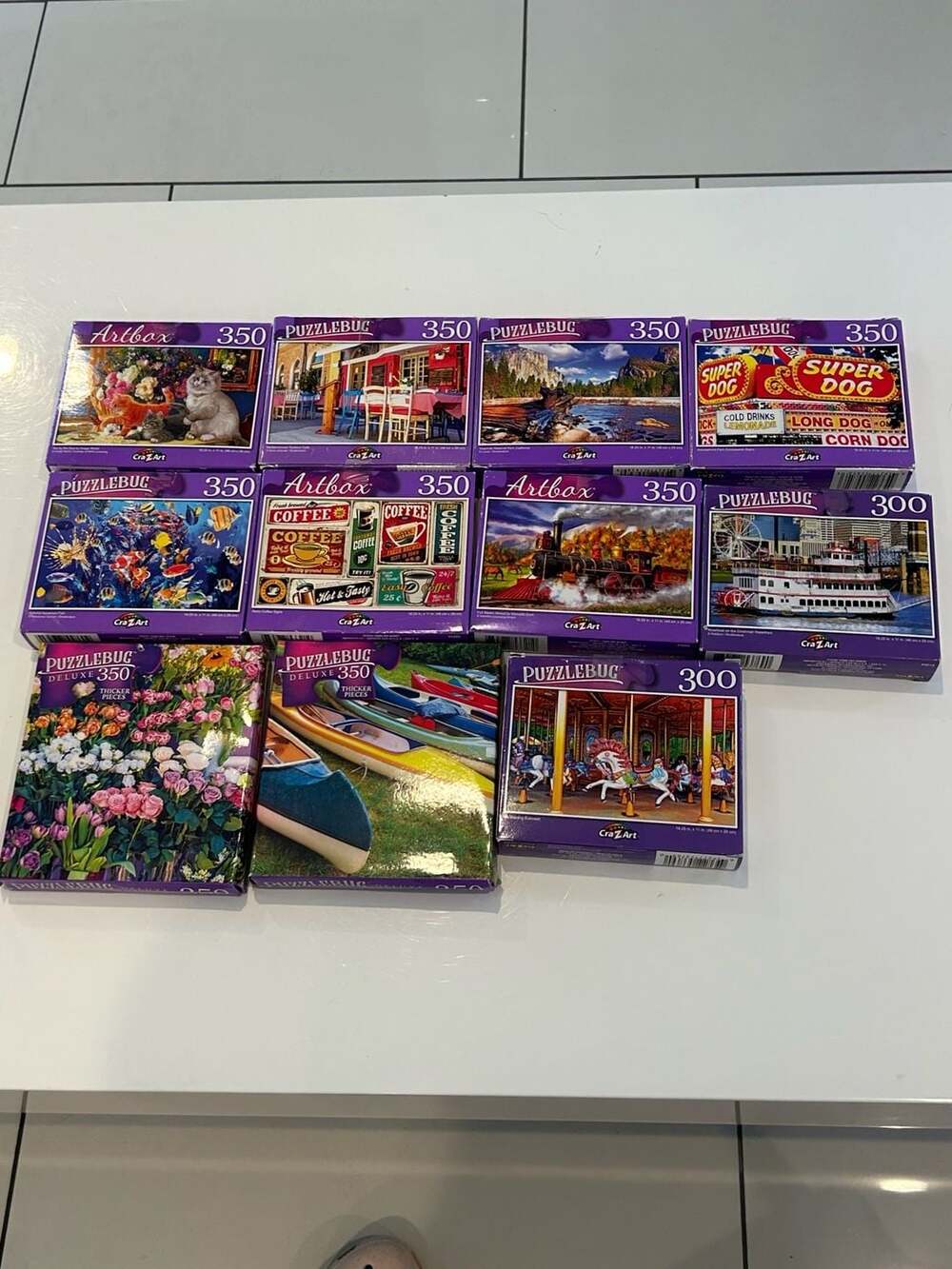 Cra-Z-Art Puzzlebug and Artbox Assorted Jigsaw Puzzles Lot of 11